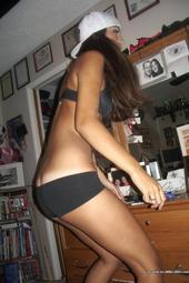 babe posing in sexy lingerie