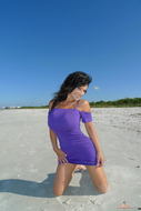 Denise Milani purple dress - 12