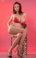 Anya Zenkova red bikini - 8