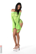 Sexy green dress - 1