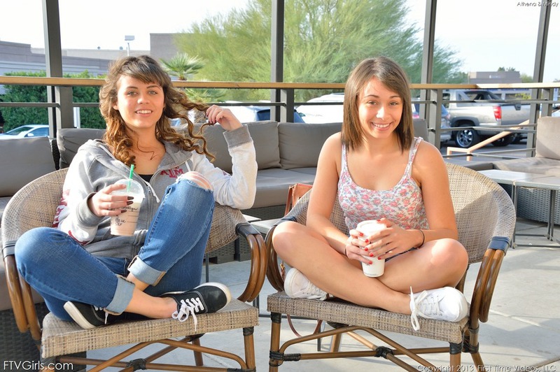 Athena And Mindy Outdoor - 1